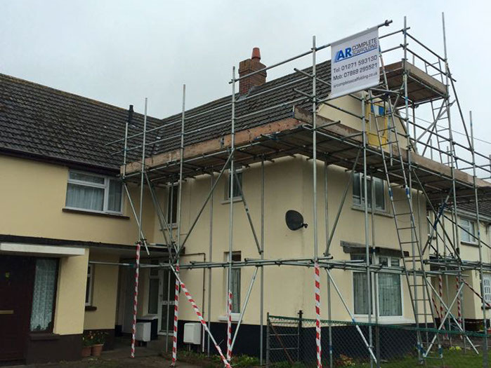 indoorscaffolding in barnstaple north devon