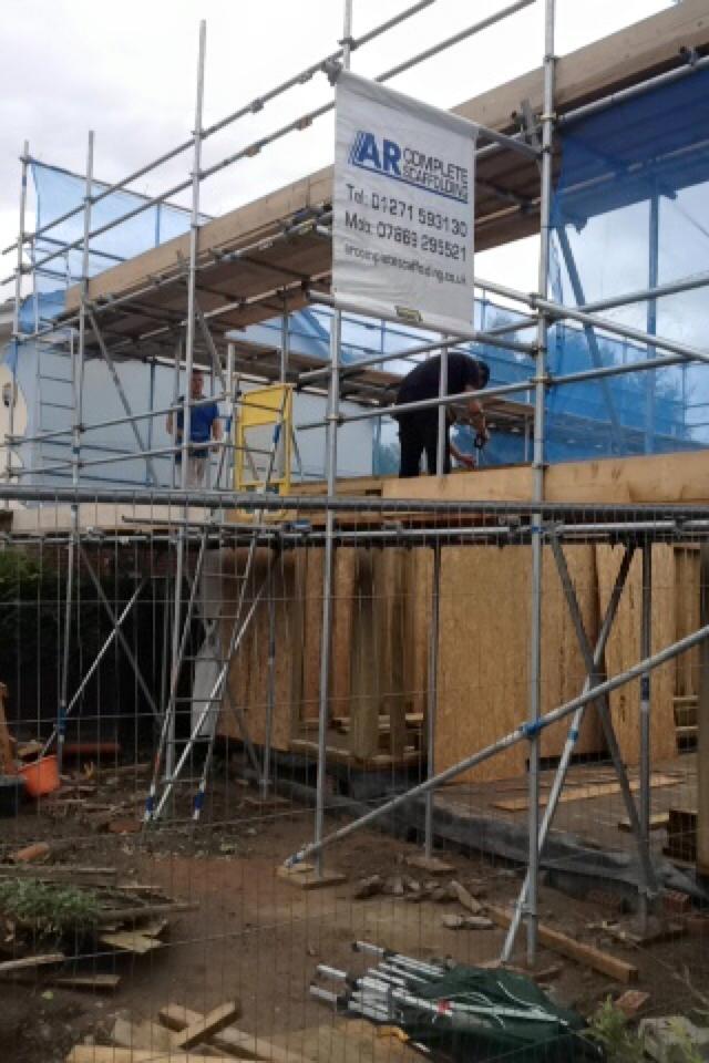 indoorscaffolding in barnstaple north devon