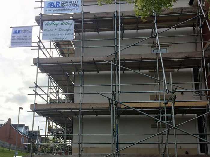 indoorscaffolding in barnstaple north devon