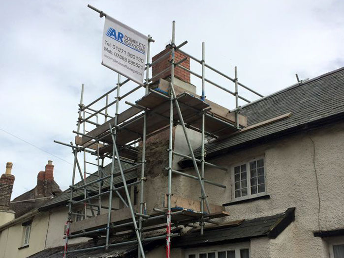 indoorscaffolding in barnstaple north devon