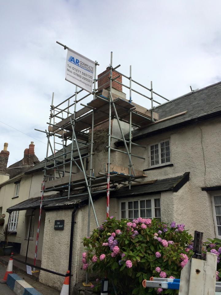indoorscaffolding in barnstaple north devon