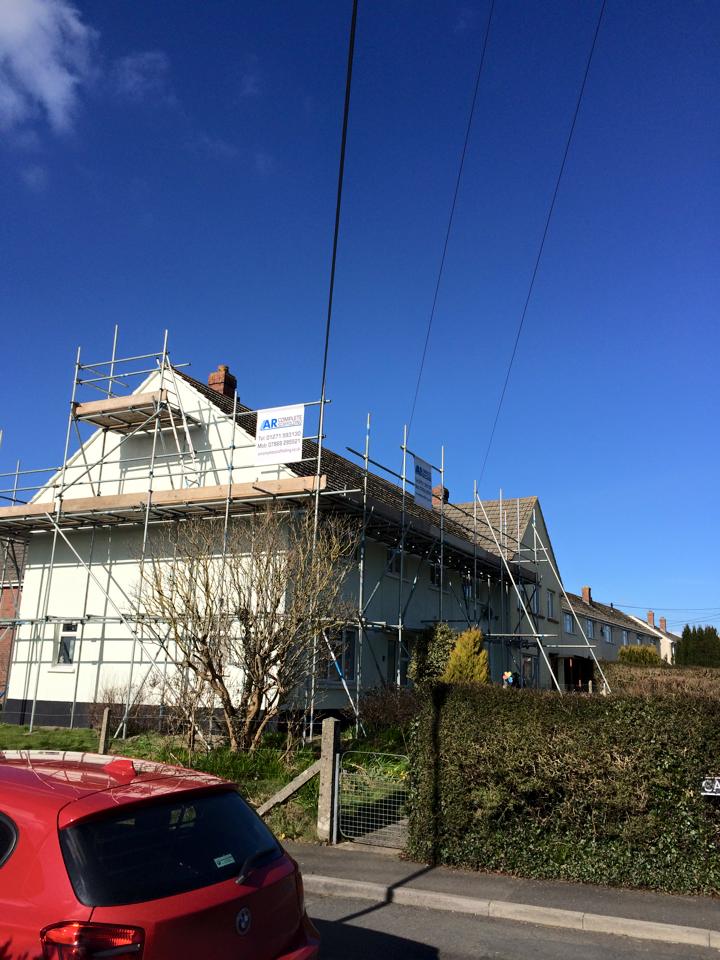 indoorscaffolding in barnstaple north devon
