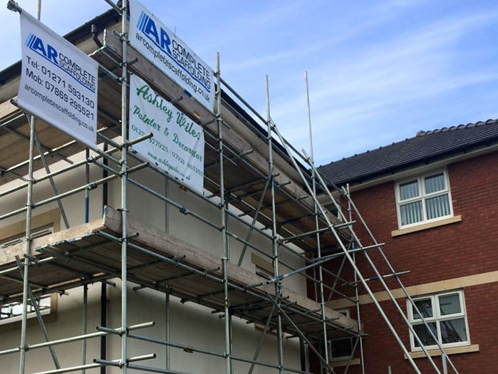 indoorscaffolding in barnstaple north devon