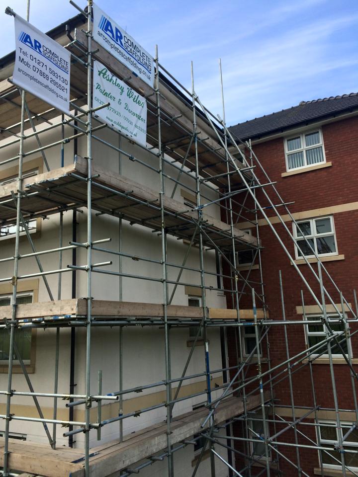 indoorscaffolding in barnstaple north devon