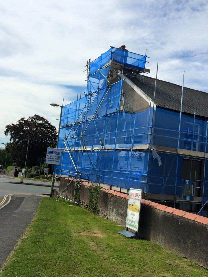 indoorscaffolding in barnstaple north devon