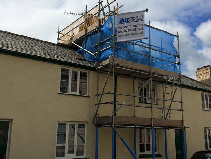 indoorscaffolding in barnstaple north devon