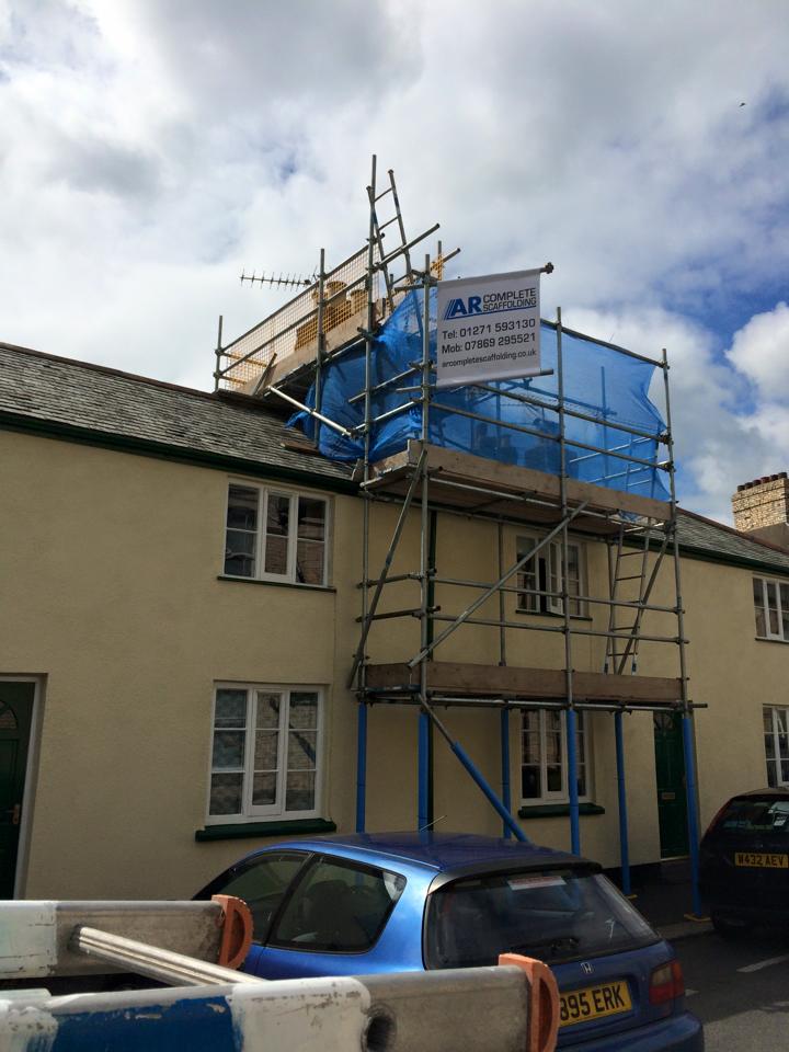 indoorscaffolding in barnstaple north devon