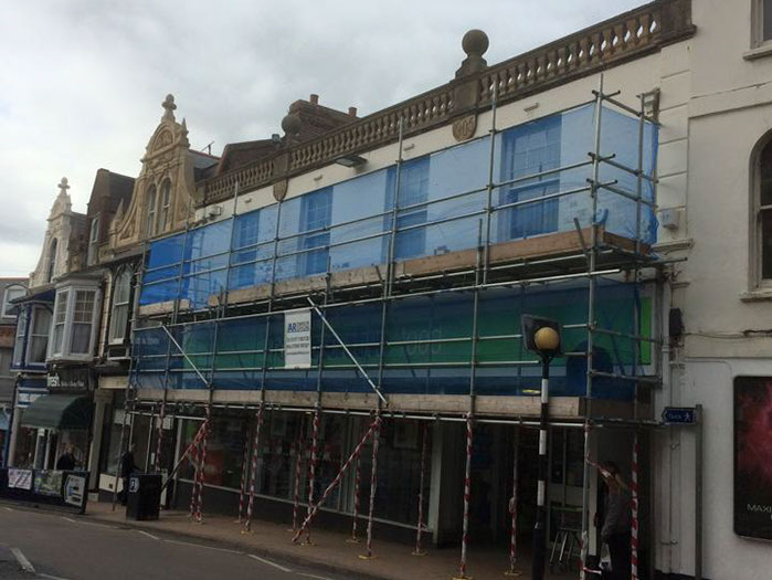 indoorscaffolding in barnstaple north devon