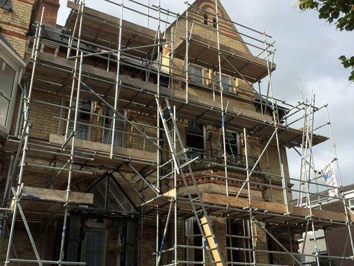 indoorscaffolding in barnstaple north devon