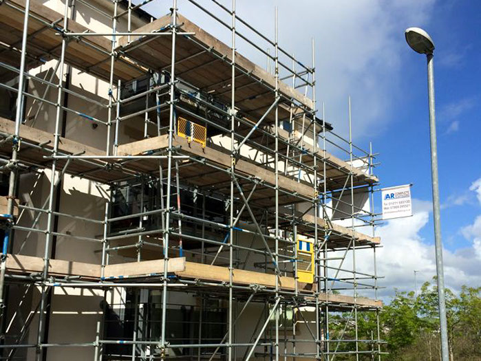 indoorscaffolding in barnstaple north devon