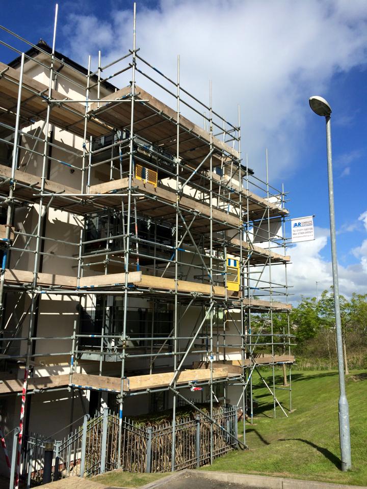indoorscaffolding in barnstaple north devon