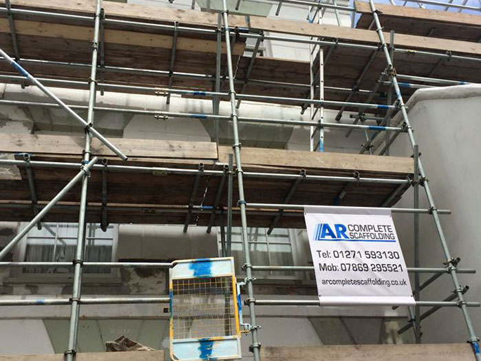indoorscaffolding in barnstaple north devon