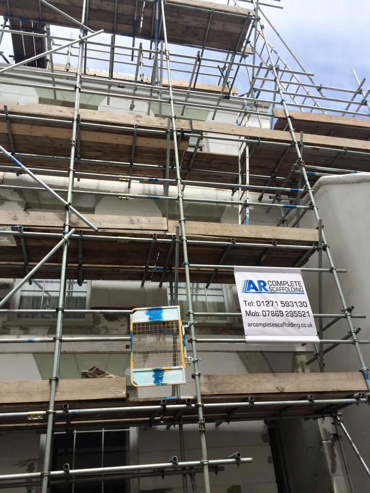 indoorscaffolding in barnstaple north devon