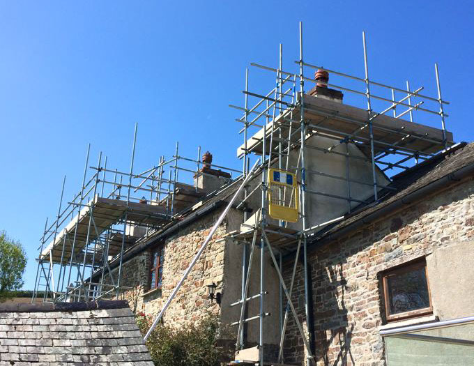 indoorscaffolding in barnstaple north devon