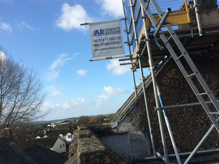 indoorscaffolding in barnstaple north devon